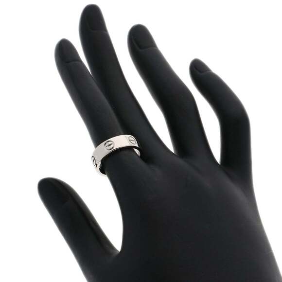 CARTIER 18k Silver Love Ring #51 - Picture 5 of 8